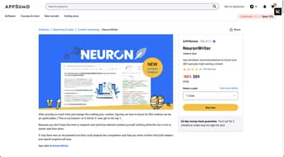 neuronwriter lifetime deal